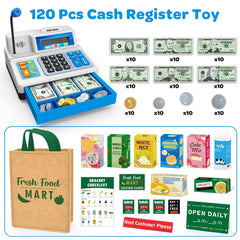 Bstoyder cash register toy microphone boosts storytelling and role-play accuracy