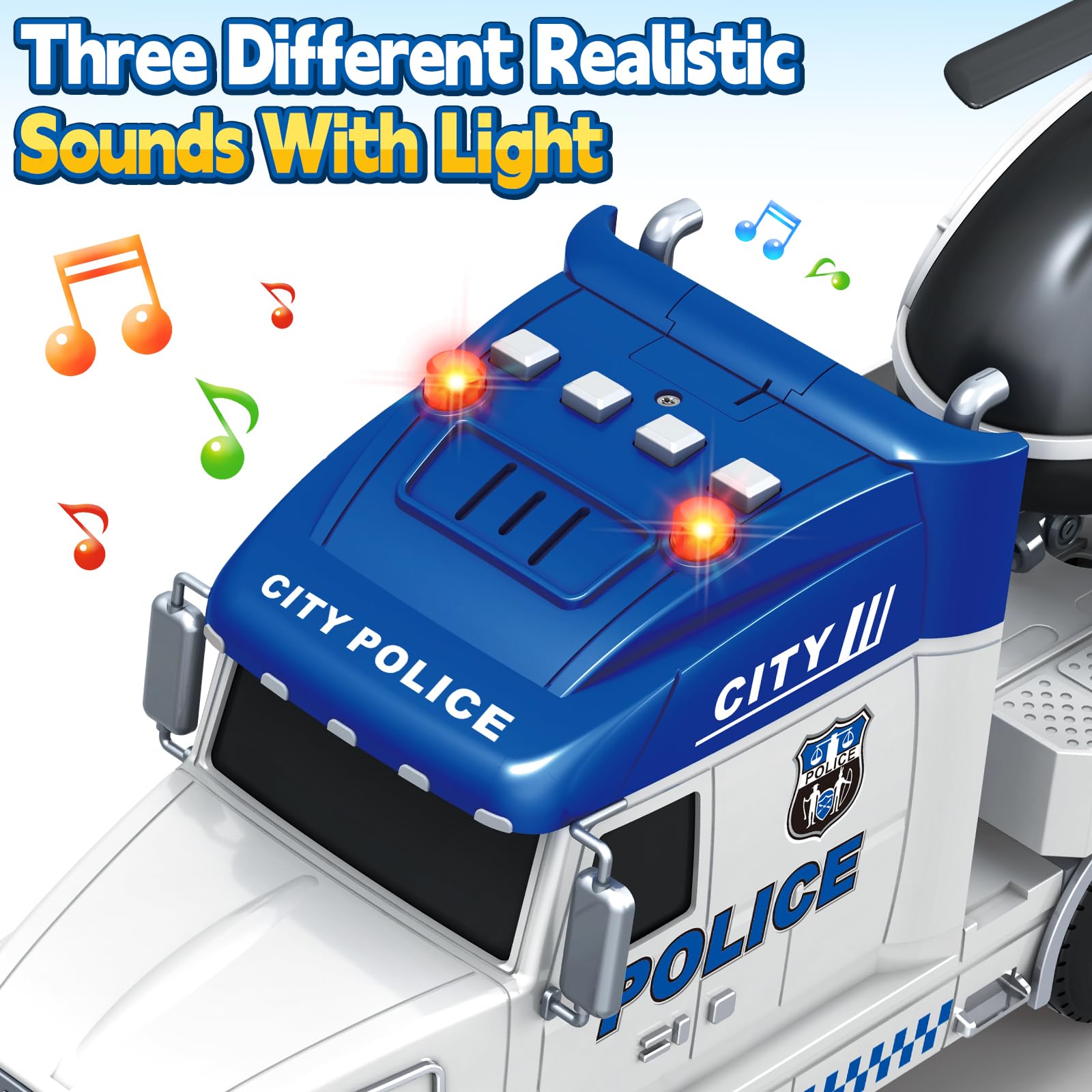 Bstoyder detachable truck head and tailboard for varied scenes.