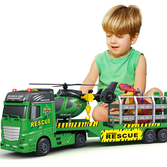 Bstoyder 23-inch dino truck for easy grasp and imaginative play