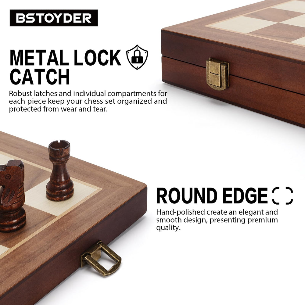 BSTOYDER felt-lined interior keeps pieces organized and protected