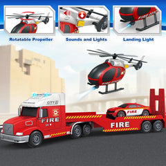 Bstoyder 27-inch truck with rotating helicopter propeller encourages fine motor skills.