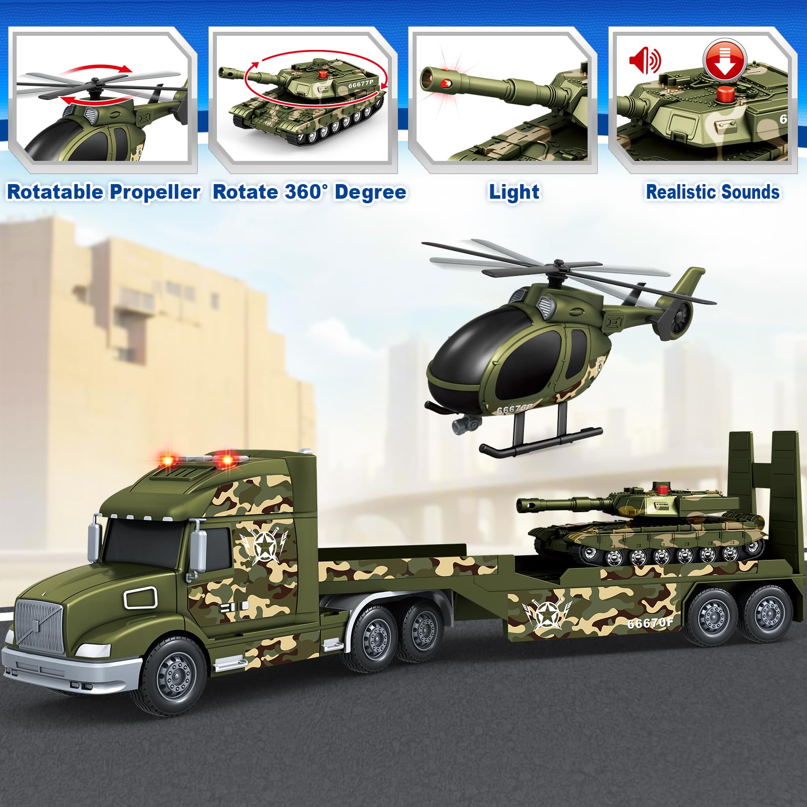 Bstoyder friction-powered truck supports active motor skills during pretend missions.