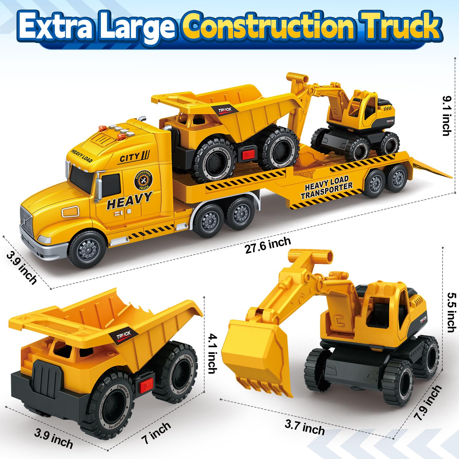 Bstoyder big truck toy supports pretend play and early creativity.