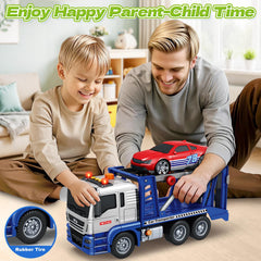 Bstoyder push-and-go action truck in motion for motor skills