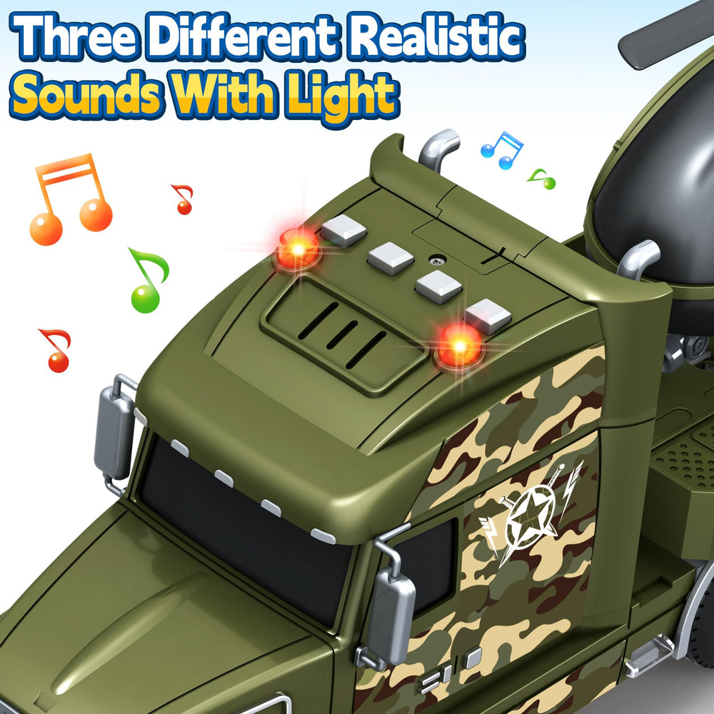 Bstoyder rotating tank propeller enables interactive rotation play scenarios.