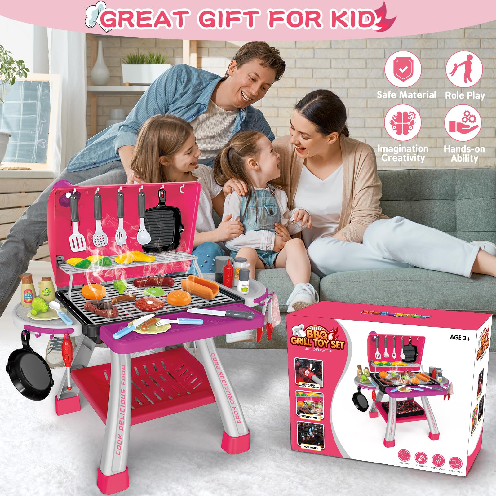 Bstoyder safe ABS material with smooth edges for toddler use