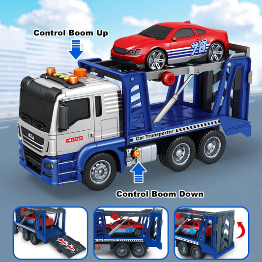 Bstoyder tow truck ramp loading feature for easy vehicle loading