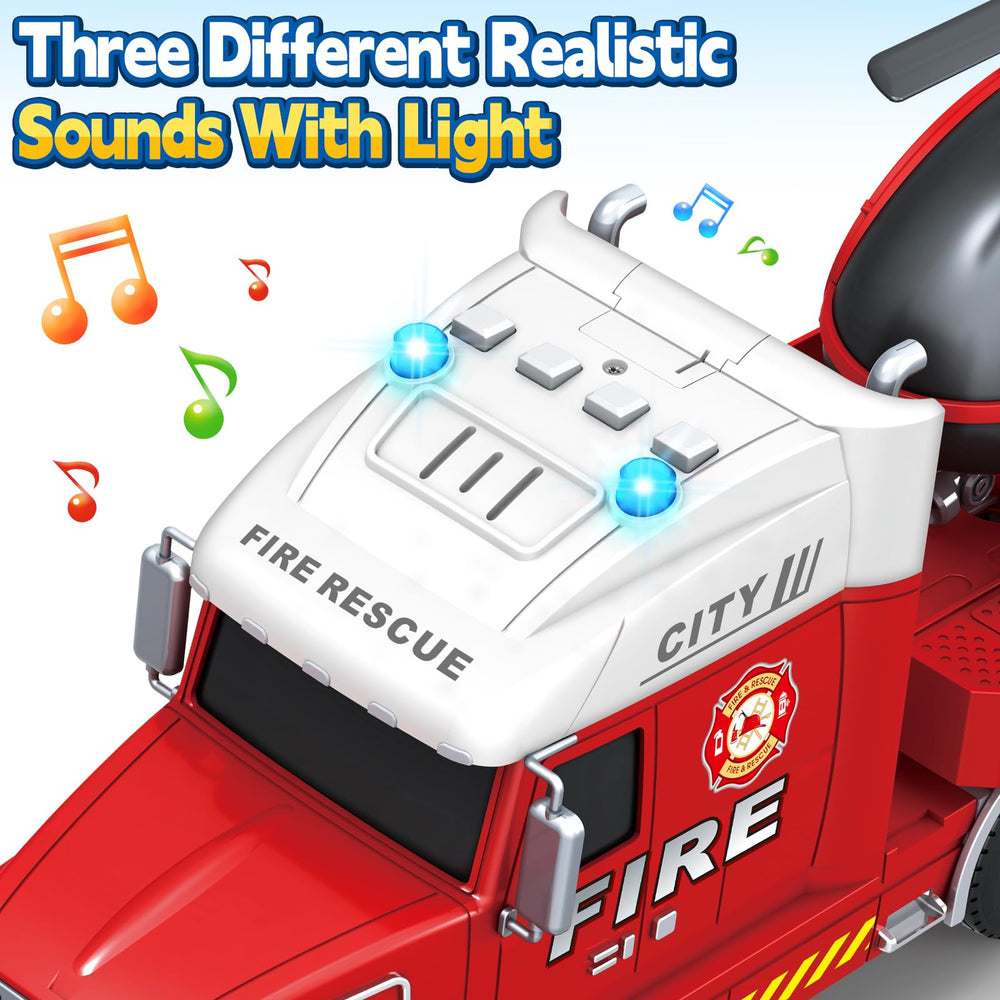 Bstoyder 27-inch truck with detachable head for realistic rescue scenarios.