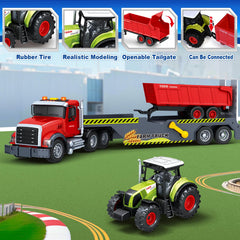Bstoyder truck tailboard moves up and down for realistic loading scenes.