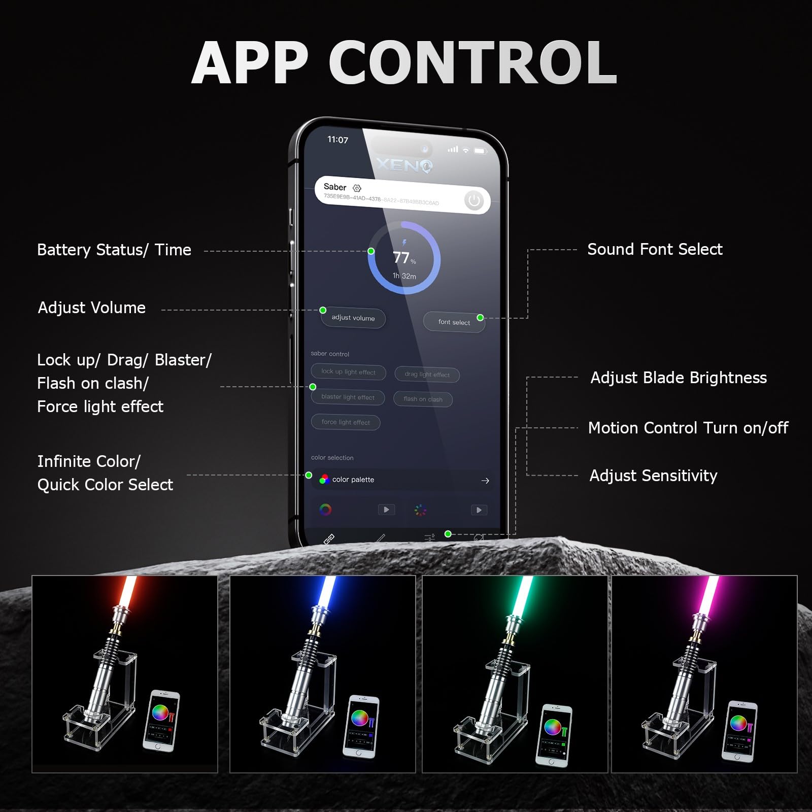 BSTSABER 16 sound effects enhance duels with immersive audio feedback