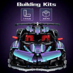 BTEC Super Cars 1:10 scale model reveals authentic car details for display