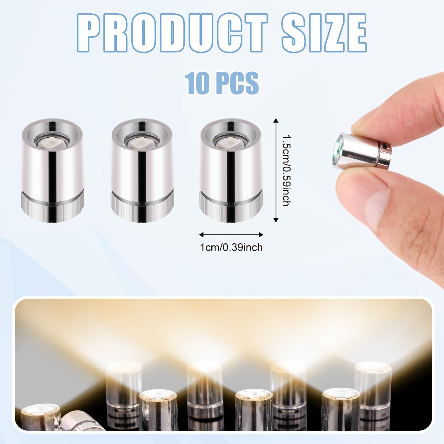BTFO close-up of LED diffuser revealing durable plastic shell and clarity