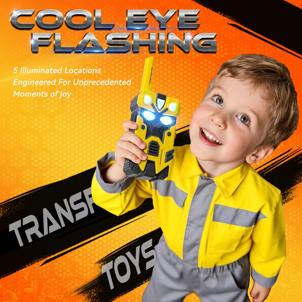 BTMBORY Hornet Transform walkie talkies offer up to 2500 ft range for outdoor play.