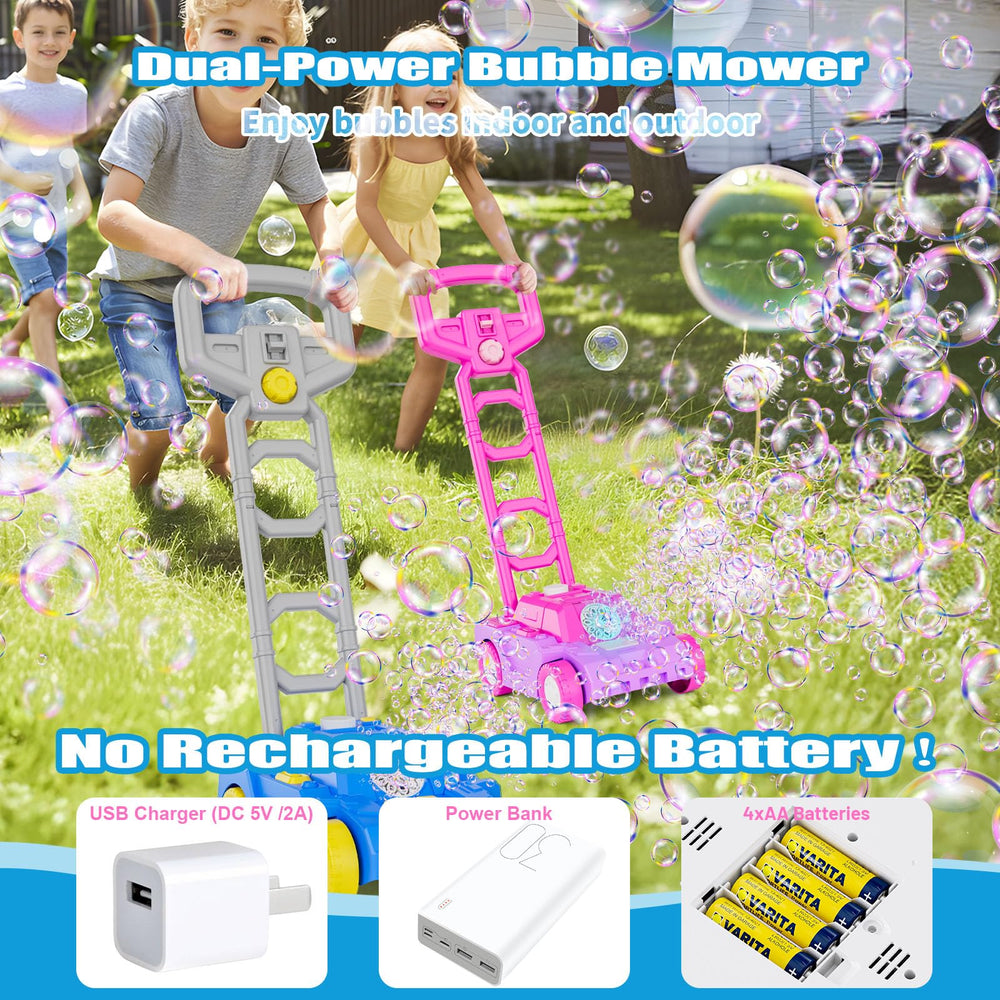 Bttyu Bubble Lawn Mower safe material ensures child-friendly play sessions.