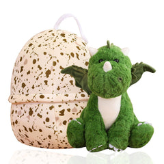 BUALR dinosaur stuffed animal in eggshell unboxing, soft and cuddly for kids