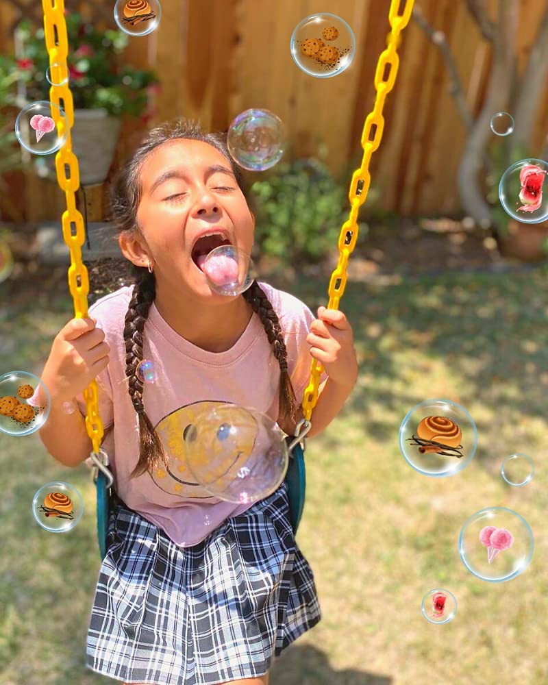 BubbleLick Watermelon bubbles add fruity aroma during playtime.