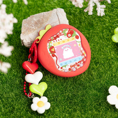 Bubblelogus Strawberry Uni silicone texture combats fingerprints for easy wipe-down and lasting clarity.