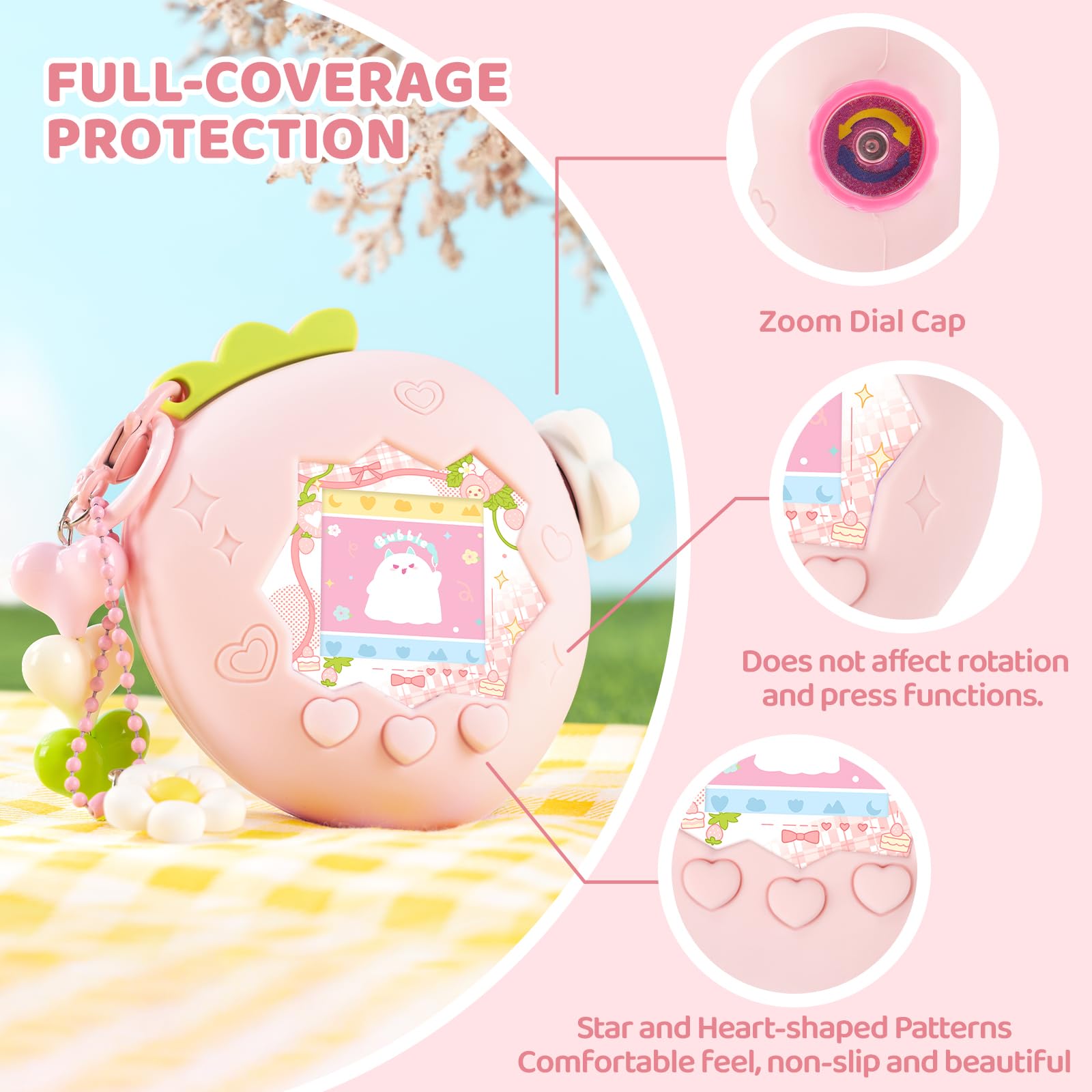 Bubblelogus Zoom Dial Cap on Tamagotchi Paradise for added customization.