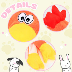 Bubblepompom chicken hat with paw press action, great for funny videos