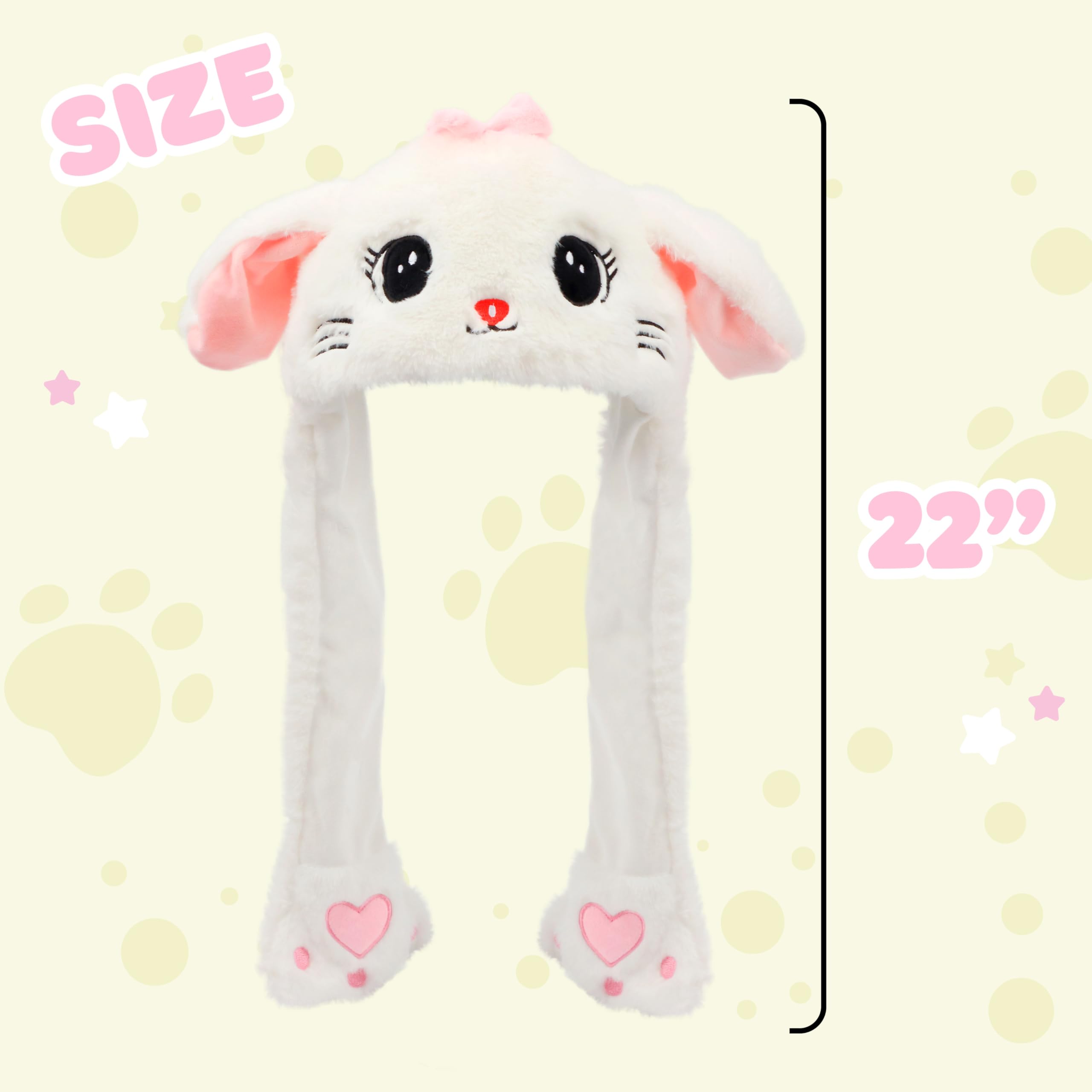 Bubblepompom kitty hat doubles as a charming gift for kids.