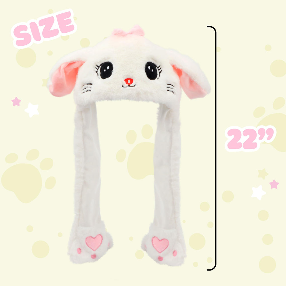Bubblepompom kitty hat doubles as a charming gift for kids.