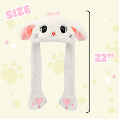 Bubblepompom kitty hat doubles as a charming gift for kids.