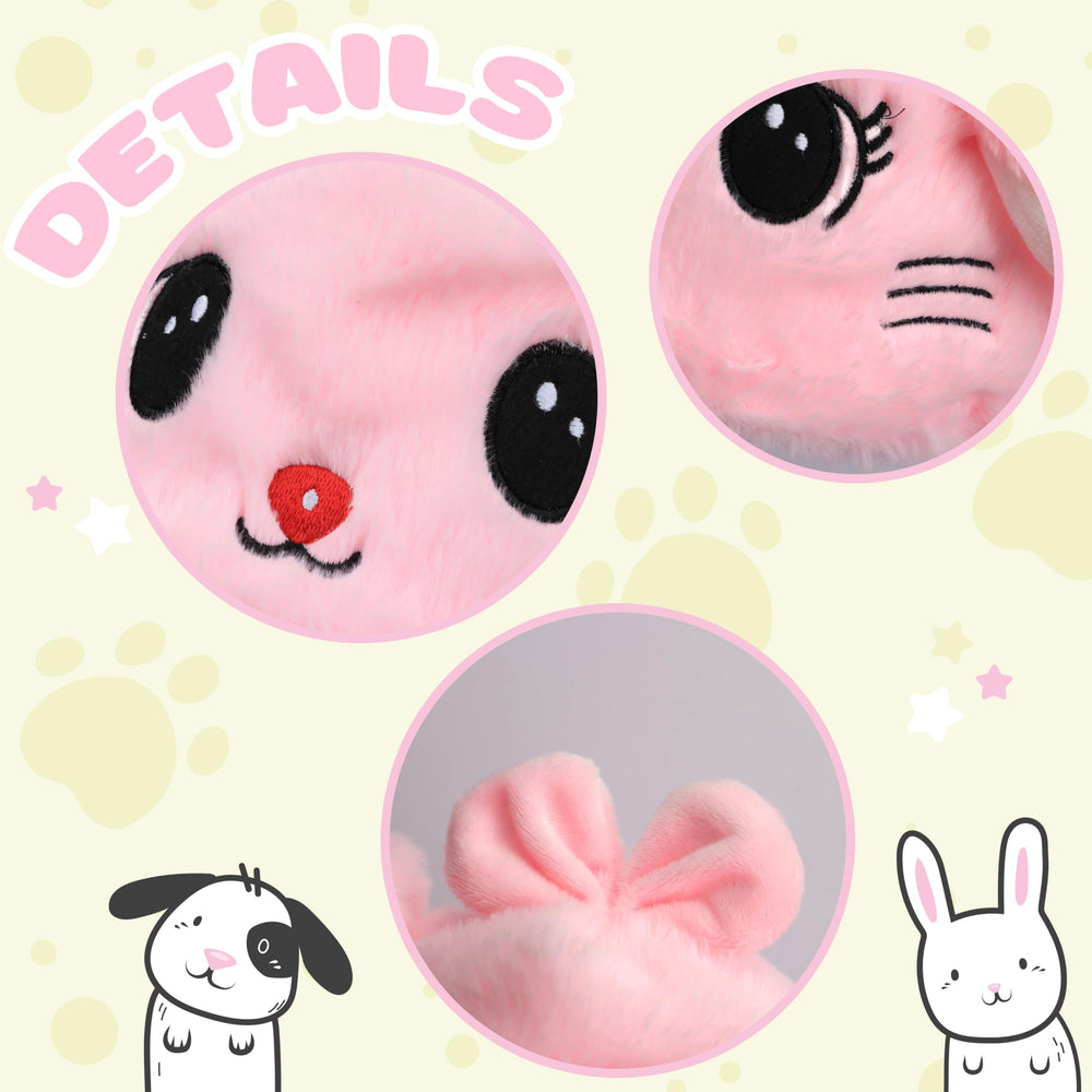 Bubblepompom Plush Kitty Hat offers soft, non-toxic comfort for children.