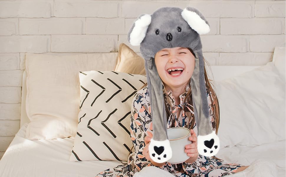 Bubblepompom Koala Hat packaged as a gift-ready fun accessory.