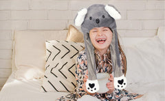 Bubblepompom Koala Hat packaged as a gift-ready fun accessory.