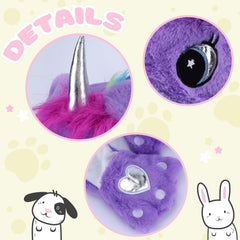 Bubblepompom unicorn hat kid wearing purple for cute, photo-ready outfits
