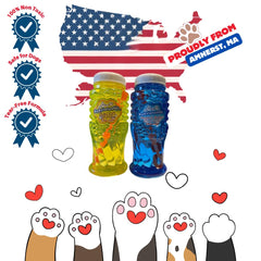 Bubbletastic peanut butter bubbles bottle inviting scent for pups