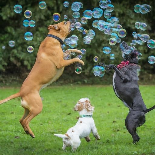 Bubbletastic tummy-safe bubbles ready for gentle play