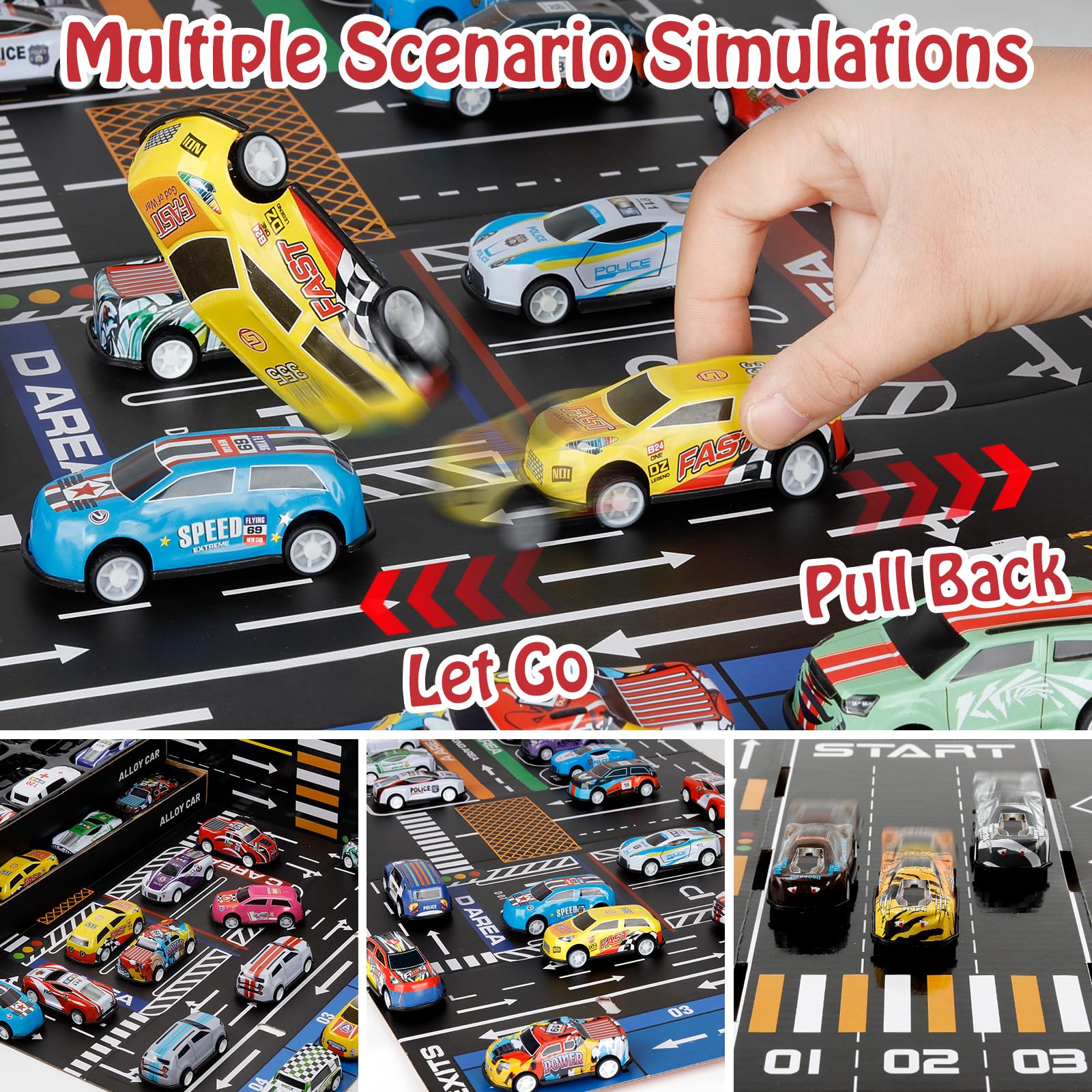Bublonics cars feature metal bodies and ABS plastic bottoms for durability.