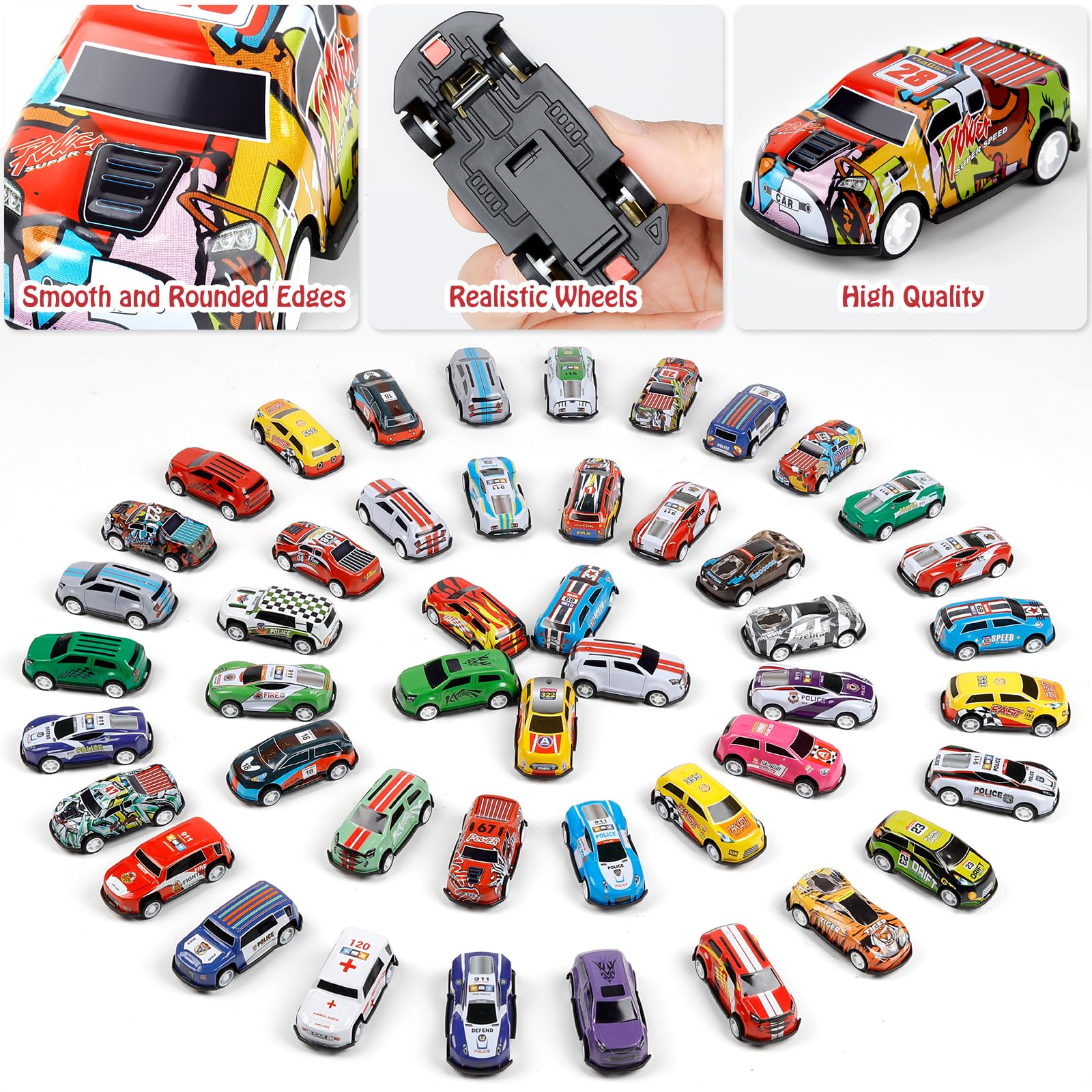 Bublonics rubber wheels provide smooth rolling and longer play sessions.