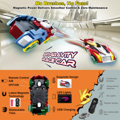 Two rechargeable BUBUQE cars for thrilling two-player races.