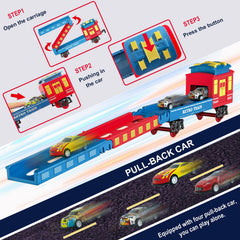 BUBUQE train set passenger car green adds colorful variety for imaginative setups