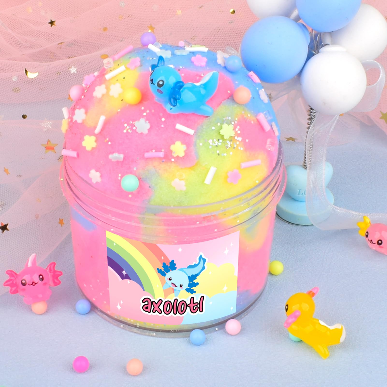 Bucaikein butter slime texture for stretchy, non-sticky hands-on play.