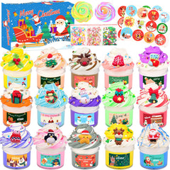 Bucaikein Christmas Butter Slime Kit box image, gift-ready packaging.