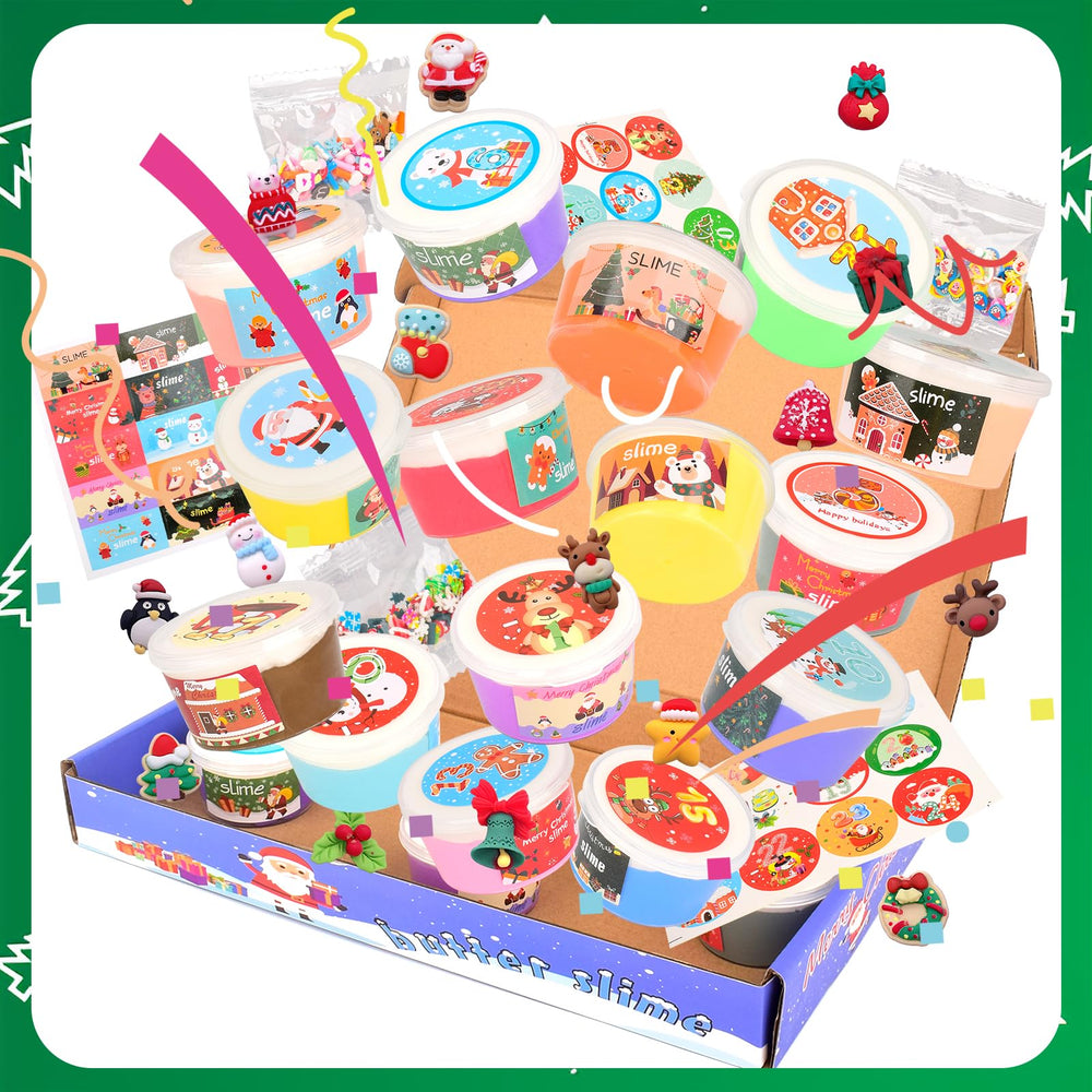 Bucaikein kids enjoy colorful slime play with smiles.