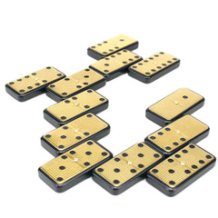 Bucher&Rossini double-6 tiles invite adults and kids to play together.