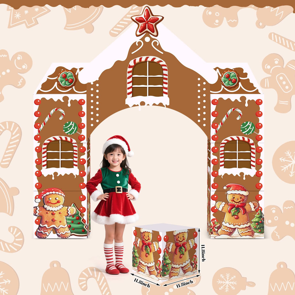 Bucherry castle topper arch creates a magical focal point for holiday decor.