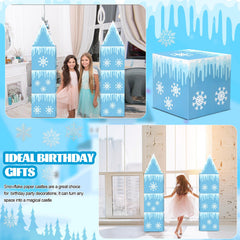 Bucherry Wonderland castle ensemble display creates a full winter party scene