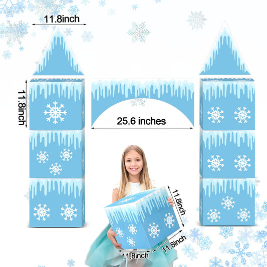 Bucherry Wonderland snowflake box side view showing sturdy construction