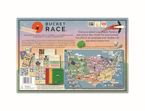 Bucket Race surprise cards introducing unpredictable turns for excitement.