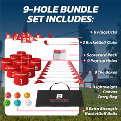 BucketGolf 9 Hole Bundle custom course design in minutes