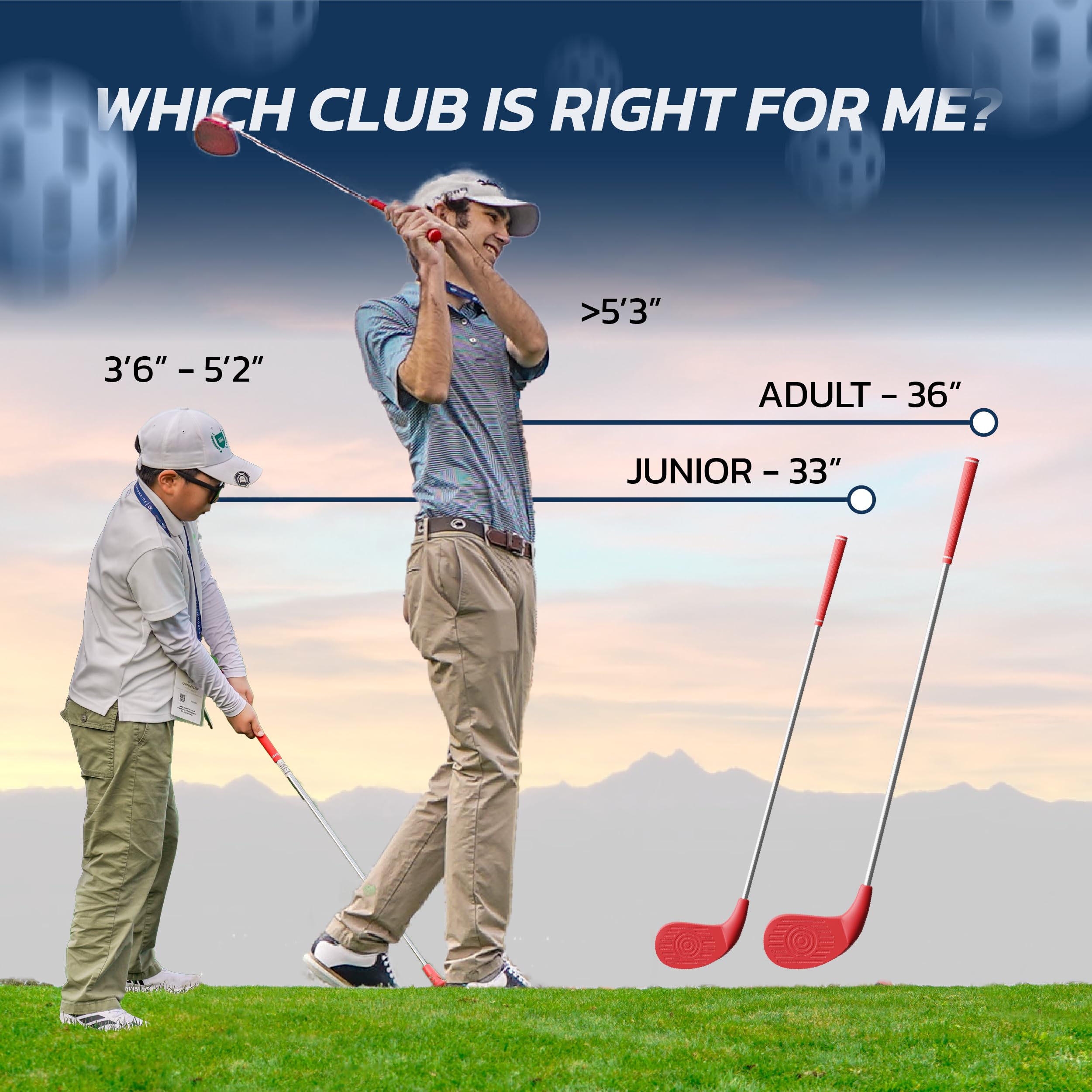 BucketGolf Club versatile setup for target practice in grass and yards