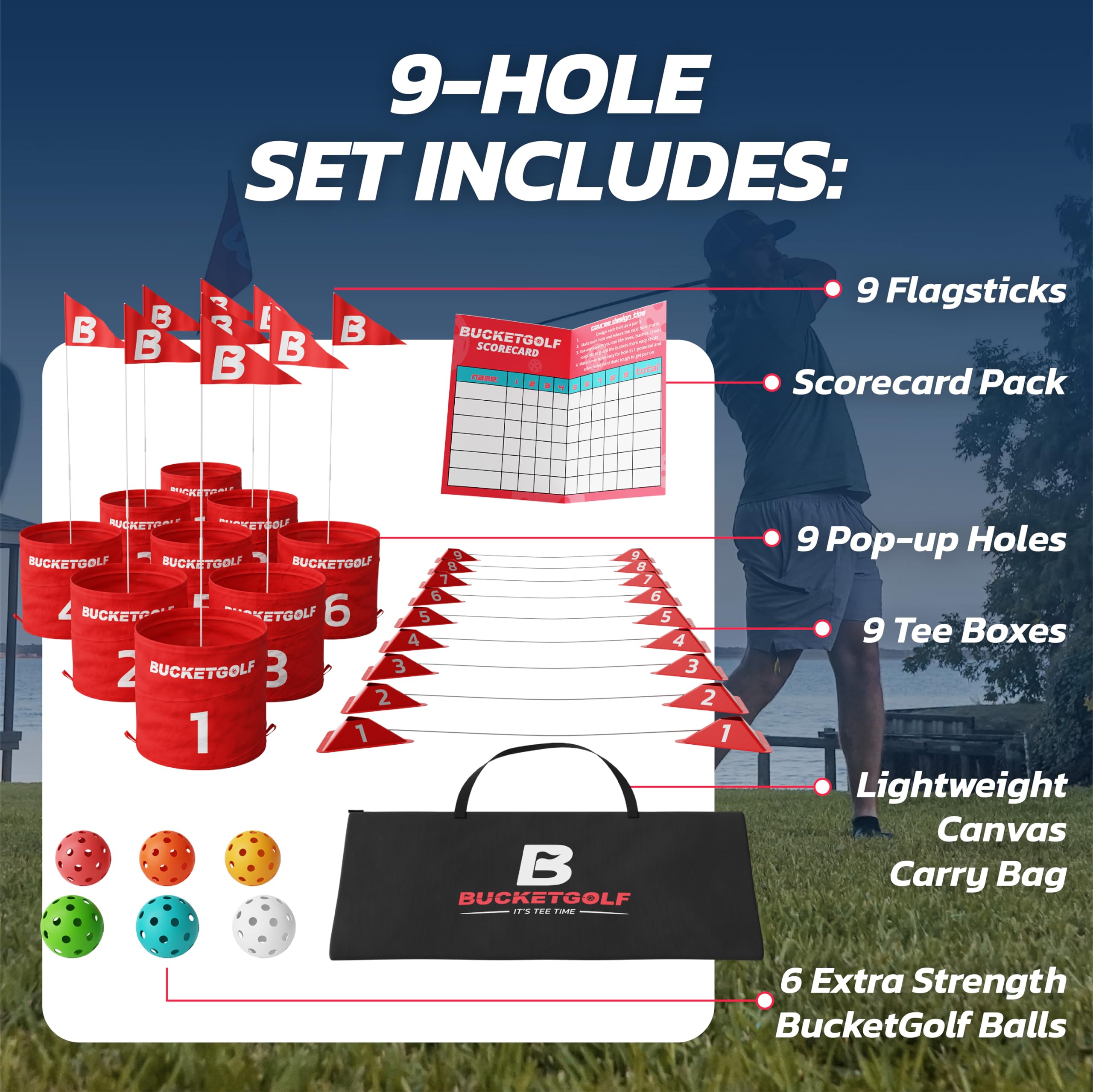 Bucketgolf Game Pro small brand from Northern California with in-house production