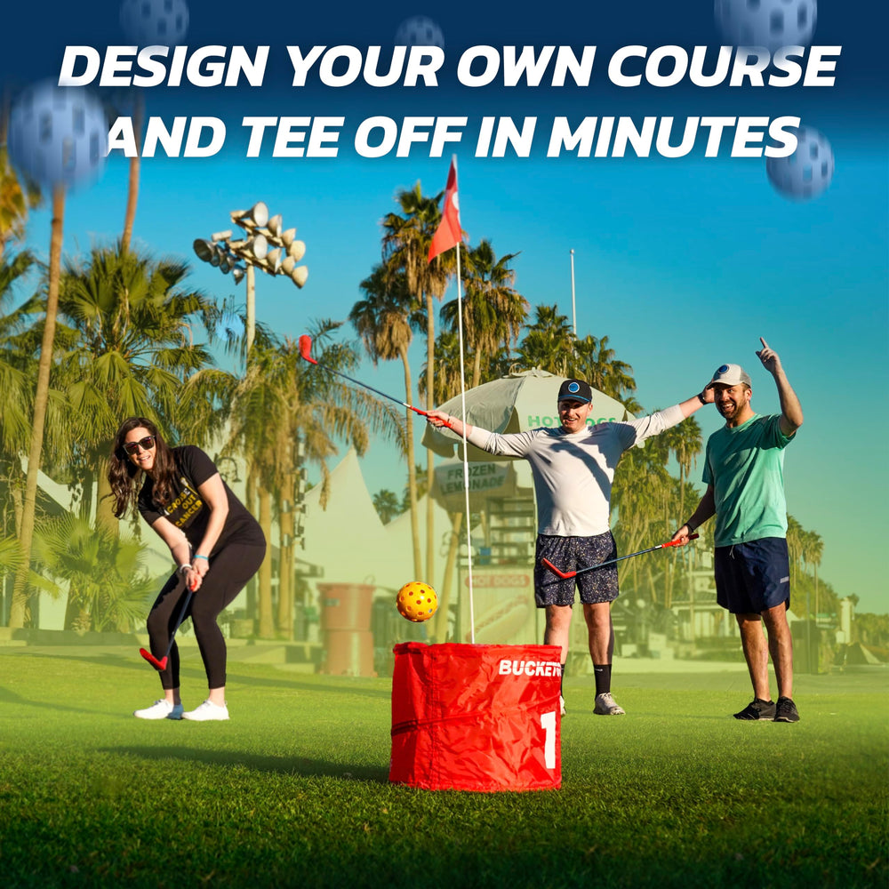 Bucketgolf portable carry bag for easy travel and storage