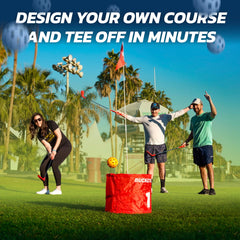 Bucketgolf portable carry bag for easy travel and storage