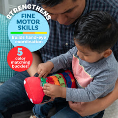 Bold Buckle Toys Bullet Racecar colors support early color recognition and sorting.